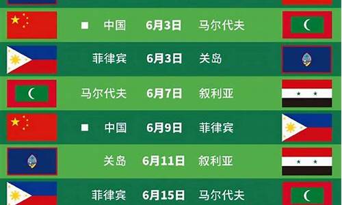 国足世预赛赛程2024排名一览表_国足世预赛所有比赛结果