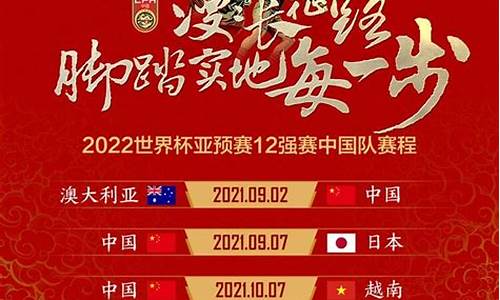 世亚预赛分析,2022世亚预赛程