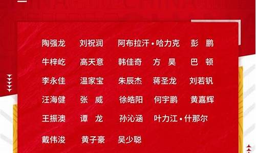 国足集训名单公布最新消息视频_国足集训名单公布最新消息