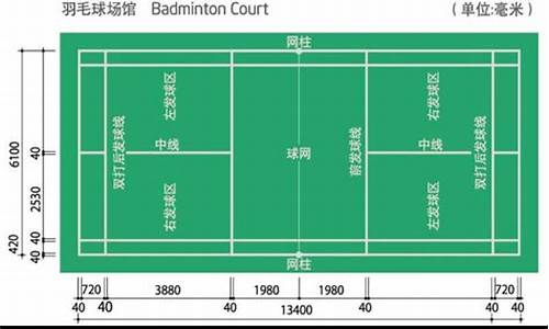 羽毛球馆场地尺寸要求,羽毛球馆场地尺寸